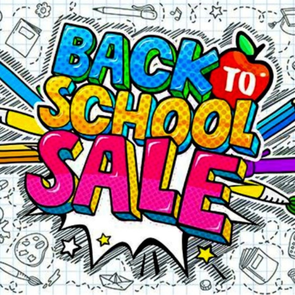 Back to School Sale!